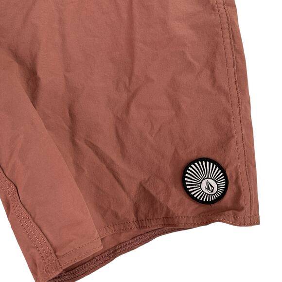 Volcom Men's Da Dubbs Liberator Swim Trunks Drawstring Board Shorts Size 28 - Picture 2 of 6